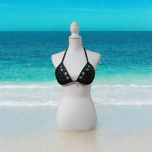 MISS ME BIKINI TOP WITH DECORATIVE‎ FRONT SIZE UNKNOWN VGC